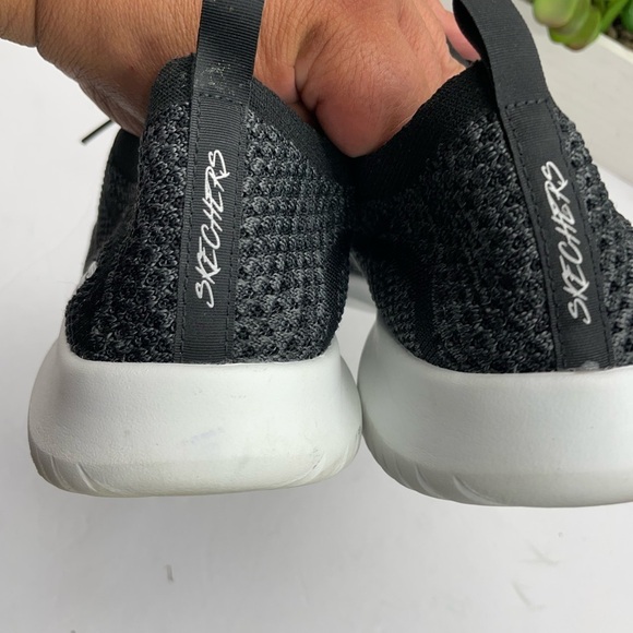 Skechers Women's Charcoal Knit Sneakers - Picture 3 of 5